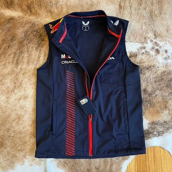 NEW Castore RedBull Racing F1 Team Vest 2023 24 25 Jacket Red Bull Verstappen S - Picture 3 of 6